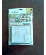 NEW Studio K Breeze Accordion Book Kit Scrapbook Metal Tin 3D Stickers P... - €11,65 EUR