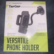 Bracketron - TripGrip Window &amp; Vent Mount for Most Cell Phones - Black - £11.98 GBP