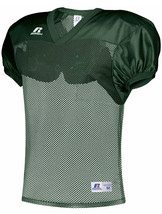 Russell Athletic S096BWK Youth Med Dk Green Football Practice Jersey-NEW-SHIP24H - £13.26 GBP