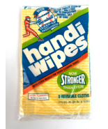 New Sealed Pack of 8 Vintage 1988 Colgate Handi Wipes Yellow Stripes  21... - $381.85 MXN