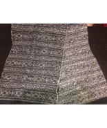 H&amp;M Black &amp; Gray Wool Blend Womens Scarf 42X8 - €7,72 EUR