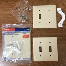 Various Ivory Wall Plates, QTY 3, MISSING 4 SCREWS - $2.96