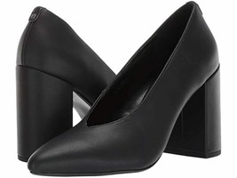 Matt &amp; Nat Amari Ladies&#39; Size 5, High Block Heel Vegan PU Pump, Black - £22.02 GBP