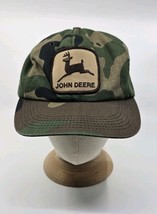 Vintage John Deere Camo Snapback Trucker Hat Cap Brown Patch Tonkin USA  - €21,25 EUR Vintage John Deere Camo Snapback Trucker Hat Cap Brown Patch Tonkin USA  - €21,25 EUR