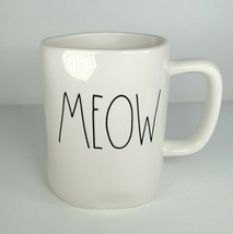 New Rae Dunn Meow Large Mug/Cup Best Cat Lover Gift Artisan Collection Magenta - $13.99