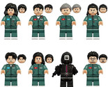 8Pcs Squid Game Manager Players Minifigures Seong Gi-hun Cho Sang-woo Mini Block