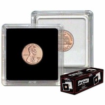 100X BCW 2x2 Coin Snap - Penny - $49.96