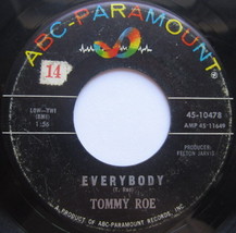 Tommy Roe ‎– Everybody, Vinyl, 45rpm, 1963, Good condition - £3.14 GBP