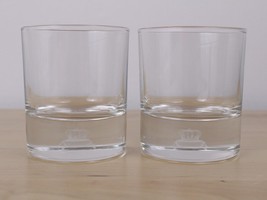 Lot of 2 Crown Royal 3D Hologram Whiskey Glasses Generosity Worthy Of Th... - $29.69