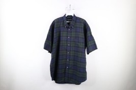 Vintage 90s Nautica Mens Large Faded Baggy Fit Short Sleeve Button Down ... - $39.55