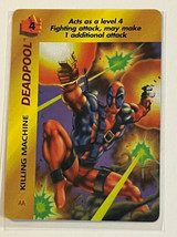 Marvel Overpower 1995 Special Character Deadpool Killing Machine #AA C - £2.35 GBP