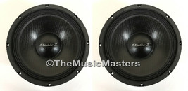 Pair 10&quot; inch 8 ohm HQ WOOFERS Bass Speaker Studio Home Cabinet Box Replacements - $75.99