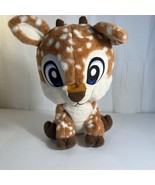 Classic Toy Co 16&quot; Sitting Big Blue-Eyed Deer Stuffed Animal Styrofoam Fill - $15.90