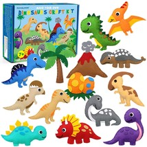 Dinosaur Sewing Craft Kit Diy Kids Craft And Sew Set For Girls And Boys Educatio - £33.62 GBP