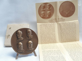 Presidents Who Gave Their Lives In Devotional Service Medallic Art Co Me... - £103.74 GBP