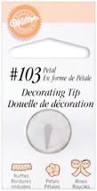 Wilton Decorating Tip 103 Petal 1 Pack of 1 Piece - $440.07 MXN