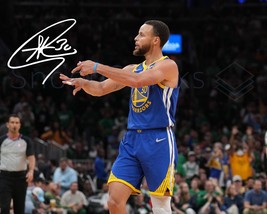 Stephen &quot;Steph&quot; Curry Signed 8x10 Glossy Photo Autographed RP Signature Photogra - £13.53 GBP