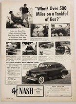 1941 Print Ad Nash Cars Big 6-Passenger Sedan Hunting Trip Detroit,Michigan - £11.66 GBP