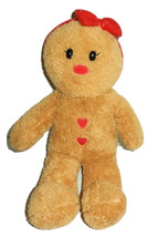 Build A Bear BAB 2011 Gingerbread Girl Plush Toy Doll Christmas Holiday Brown - £19.75 GBP