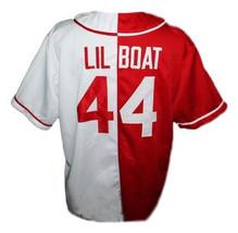 Lil Yachty Lil Boat Baseball Jersey Button Down Red White Any Size image 2