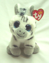 TY Beanie Babies VelveTY STRIPES THE ZEBRA 6&quot; Plush Stuffed Animal Toy NEW - £11.64 GBP