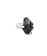 Starborn Moldavite Crystal Ring (Size 8) Green - $236.55