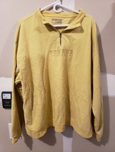 Jansport Men’s Purdue Boilermakers yellow Sweatshirt w/ 1/4 Zipper Size XL - £19.16 GBP