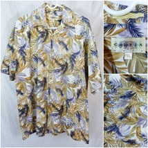 Campia Moda Size XL Hawaiian Shirt Leaves - $13.32