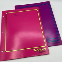 Lot 2 Vtg 1990s Trapper Keeper Portfolio Folders Pockets Mead 33100 Pink... - $13.67 CAD