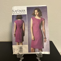 Vogue Dress Pattern 1369 Kay Unger NY MIisses’ Sz 8 10 12 14 16 Uncut FF - $9.89