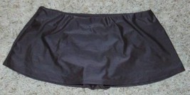 Womens Swim Skirt Apt 9 Brown Swimsuit Attached Bikini Brief Bottoms-sz 12 - $18.81