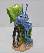 Vintage Disney Pixar Porcelain Flik Figurine Bugs Life 5&quot; Leaf &amp; Paper Clip - £11.69 GBP