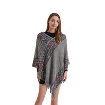 Tassel Cloak Shawl Women V Neck Scarf Ponchos Fashion Tops For Autumn Wi... - £19.07 GBP