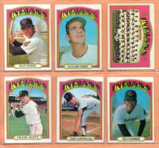 1971 1972 Topps Cleveland Indians Team Lot 25 Gaylord Perry Ray Fosse Team Card - £23.94 GBP