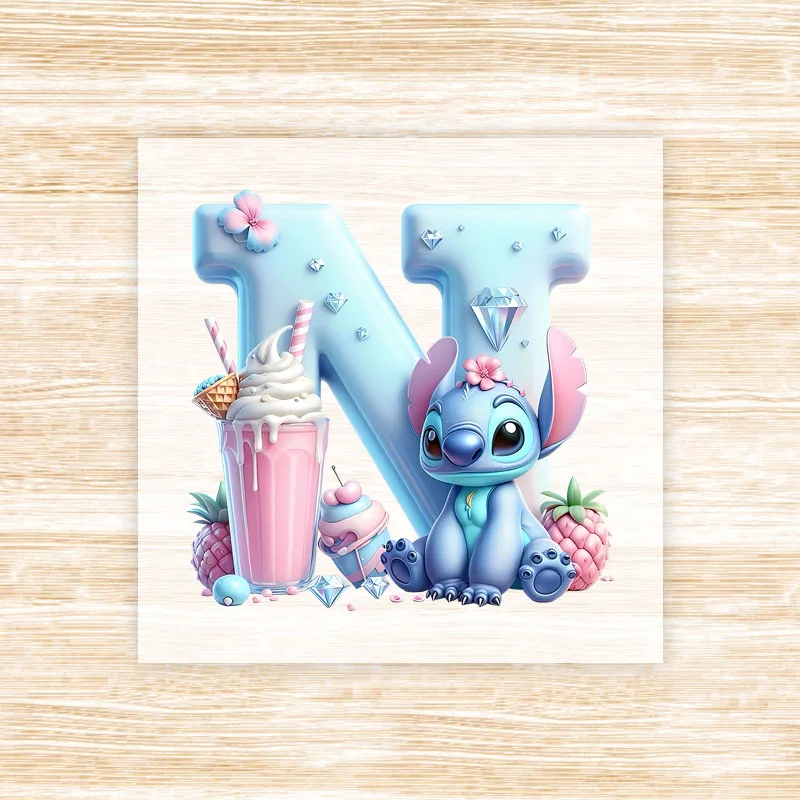 Disney Lilo Stitch Heat Transfer Sticker Adult Kids T-shirt -5-8cm SDZ-2956 - €2,85 EUR