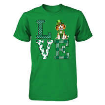 Love Beagle Dog Tshirt Shamrock Clover St Patrick&#39;s Day Funny Dogs Lover... - $16.88+