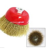 4-2/1&quot; THREADED CUP WIRE WHEEL BRUSH FOR 5/8&quot; SHAFT - $10.44 CAD