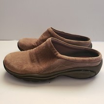 Privo By Clarks Womens Mule Size 8.5 Brown Leather Slip On Comfort Shoe - £13.65 GBP