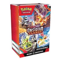 Nintendo Pokemon TCG Scarlet and Violet Obsidian Flames Booster Bundle 6 Packs - £25.18 GBP