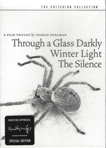 A Film Trilogy by Ingmar Bergman 3 DVDs Through a Glass Winter Light The Silence - £38.89 GBP