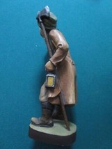 Black Forest Germany Wood Carving Figurine German Nightwatcher, Original - £231.97 GBP