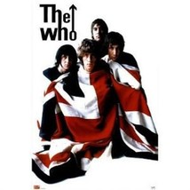 The Who Affiche Bande Enveloppé En Union Jack Couverture - £35.34 GBP