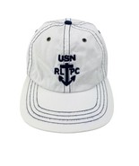 Vintage Polo Ralph Lauren USN Baseball Hat 2006 White Navy Blue Embroide... - £58.04 GBP