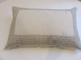 Vera Wang Basketweave Texture rectangle deco pillow NWT $165 - £53.40 GBP