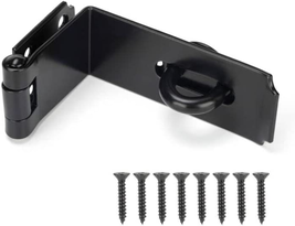 HILLMASTER Door Hasp Latch 90 Degree, 7-3/4&quot; Extra Thick Heavy Duty Stee... - $18.09