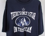 Men Women t shirt Dallas Cowboys Reebok XL ONLY 1 STAR on this TEAM we a... - $6.92