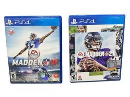 Madden Football PS4 Video Game Lot 16 &amp; 21 - $14.00