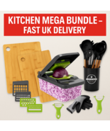 Kitchen Bundle: 12pc Utensils + Veg Chopper + 3x Wood Boards –  FREE SHI... - €50,99 EUR
