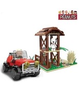 NEW Peanuts Jungle Adventure Snoopy &amp; Charlie Brown Watchtower Building Set - $826.94 MXN