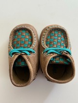 Blazin Roxx Cassidy Shoes Toddler Size 2 Western Turquoise Rodeo Moccasi... - $12.81